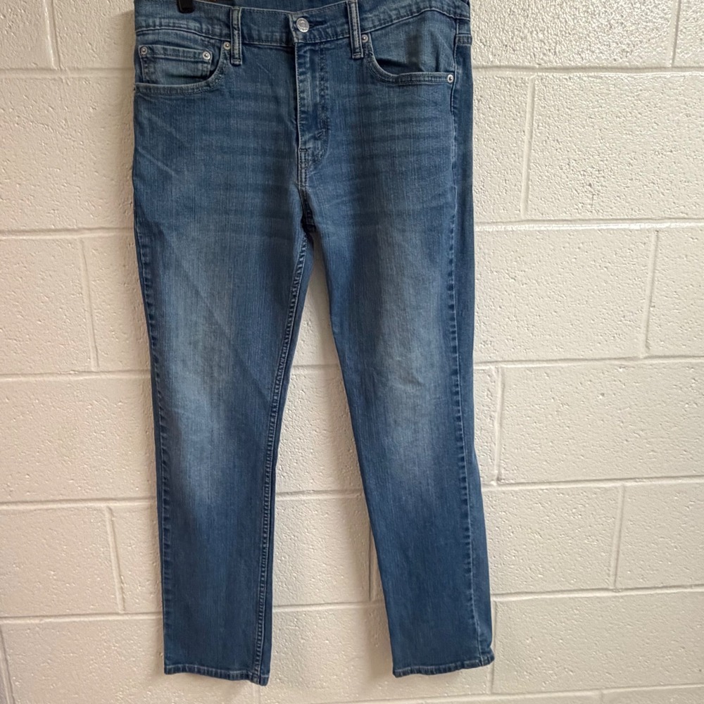 Levis Mens 511 Slim Fit Jeans 33x31 Blue Medium Wash Denim Casual Classic